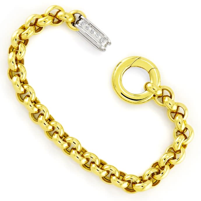 Foto 3 - Designer-Erbsen-Armband Brillanten 585er Gold, R1284