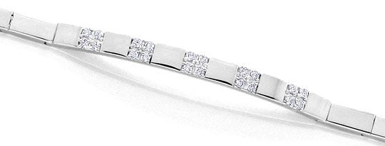 Foto 3 - Top Modernes Brillant-Diamant-Armband, Weißgold, S3932